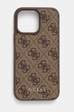 Θήκη κινητού Guess iPhone 16 Pro Max 6.9 για τηλέφωνο καφέ GUHCP16XG4GFBR