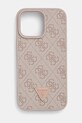 Чохол на телефон Guess iPhone 16 Pro Max 6.9 для телефону рожевий GUHCP16XP4TDPP