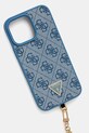 Кейс за телефон Guess iPhone 16 Pro Max 6.9 GUHCP16XP4TDSCPB син AA00