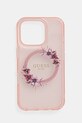 Чехол на телефон Guess iPhone 16 Pro 6.3 для телефона розовый GUHMP16LHFWFCP