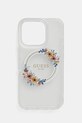 Guess husă pentru telefon iPhone 16 Pro 6.3 pentru telefon transparent GUHMP16LHFWFCT