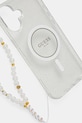 Guess etui na telefon iPhone 16 Plus 6.7 GUHMP16MHGCRELST transparentny AA00