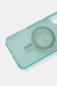 Guess etui na telefon iPhone 16 Plus 6.7 GUHMP16MPFTDTEN turkusowy AA00