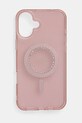Guess husă pentru telefon iPhone 16 Plus 6.7 print roz GUHMP16MPFTDTEP