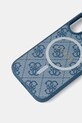 Чехол на телефон Guess iPhone 16 6.1 GUHMP16SG4GFRB голубой AA00