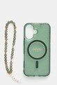 Etui za telefon Guess iPhone 16 6.1 print zelena GUHMP16SHGCRELSA