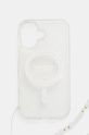 Etui za telefon Guess iPhone 16 6.1 za telefon transparentna GUHMP16SHGCRELST