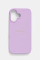 Puzdro na mobil Guess iPhone 16 6.1 na mobil fialová GUHMP16SPSAHMCU