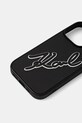 Karl Lagerfeld etui pentru telefon iPhone 16 Pro 6.3 KLHCP16L3DRKSDLK negru AA00
