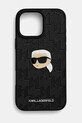 Karl Lagerfeld etui na telefon iPhone 16 Pro Max 6.9 aplikacja czarny KLHCP16XPGKLKIPK