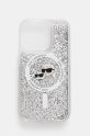 Karl Lagerfeld etui pentru telefon iPhone 15 Pro 6.1 cu modele transparent KLHMP15LLGKCSGH