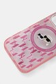Obal na telefon Karl Lagerfeld iPhone 16 Pro 6.3 KLHMP16LHMCKMHP růžová AA00