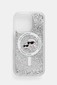 Чохол на телефон Karl Lagerfeld iPhone 16 Pro 6.3 для телефону прозорий KLHMP16LLGKCSGH