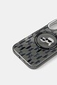 Karl Lagerfeld etui pentru telefon iPhone 16 6.1 KLHMP16SHMCKMHK negru AA00