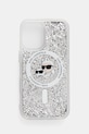 Puzdro na mobil Karl Lagerfeld iPhone 16 6.1 na mobil priesvitná KLHMP16SLGKCSGH
