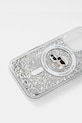 Puzdro na mobil Karl Lagerfeld iPhone 16 6.1 KLHMP16SLGKCSGH priesvitná AA00