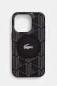 Lacoste telefon tok iPhone 16 Pro 6.3 nyomtatásos fekete LCHMP16LUBSK