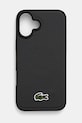 Lacoste etui pentru telefon iPhone 16 Plus 6.7 pentru telefon negru LCHMP16MPVCK