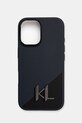 Karl Lagerfeld etui na telefon iPhone 16 6.1 na telefon czarny KLHMP16SSCMKMPCK
