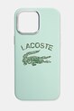 Lacoste etui na telefon iPhone 16 Pro Max 6.9 na telefon turkusowy LCHMP16XUCRA