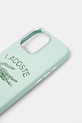 Чехол на телефон Lacoste iPhone 16 Pro Max 6.9 LCHMP16XUCRA бирюзовый AA00