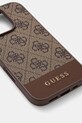 Guess etui na telefon iPhone 16 Pro 6.3 GUHCP16LG4GLBR brązowy AA00