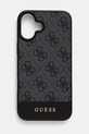 Puzdro na mobil Guess iPhone 16 Plus 6.7 na mobil sivá GUHCP16MG4GLGR