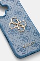 Θήκη κινητού Guess iPhone 16 6.1 GUHCP16S4GMGBL μπλε AA00