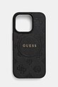 Guess etui na telefon iPhone 16 Pro 6.3 na telefon czarny GUHMP16LPSAPSMEK