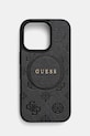 Чохол на телефон Guess iPhone 16 Pro 6.3 для телефону чорний GUHMP16LPSAPSMEK