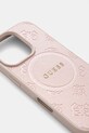 Чехол на телефон Guess iPhone 16 Pro 6.3 GUHMP16LPSAPSMEP розовый AA00