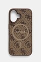 Чохол на телефон Guess iPhone 16 6.1 для телефону коричневий GUHMP16SG4GFRW