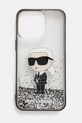 Etui za telefon Karl Lagerfeld iPhone 15 Pro Max 6.7 za telefon transparentna KLHCP15XLKKNSK