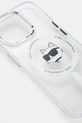 Karl Lagerfeld husa pentru telefon iPhone 15 Pro 6.1 KLHMP15LHLSCHH transparent AA00