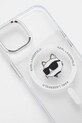 Karl Lagerfeld husa pentru telefon iPhone 15 6.1 KLHMP15SHLSCHH transparent AA00