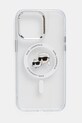 Karl Lagerfeld husa pentru telefon iPhone 15 Pro Max 6.7 pentru telefon transparent KLHMP15XHLSKCH