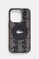 Lacoste husa pentru telefon iPhone 15 Pro 6.1 pentru telefon negru LCHMP15LUBSK