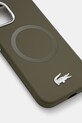 Lacoste husa pentru telefon iPhone 15 6.1 LCHMP15SSMAB verde AA00
