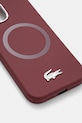 Lacoste husa pentru telefon iPhone 15 6.1 LCHMP15SSMAR burgundia AA00