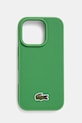 Etui za telefon Lacoste iPhone 16 Pro 6.3 za telefon zelena LCHMP16LPVCN