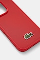 Lacoste custodia per telefono iPhone 16 Pro 6.3 LCHMP16LPVCR rosso AA00