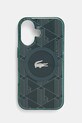 Чехол на телефон Lacoste iPhone 16 6.1 для телефона зелёный LCHMP16SUBSE