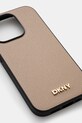 Dkny Husa pentru telefon iPhone 15 Pro 16.1 DKHMP15LPGHLME bej AA00