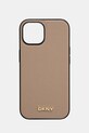 Dkny Husa pentru telefon iPhone 15 6.1 pentru telefon bej DKHMP15SPGHLME