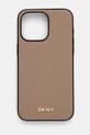 Θήκη κινητού Dkny iPhone 15 Pro Max 6.7 για τηλέφωνο μπεζ DKHMP15XPGHLME