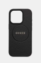 Etui za telefon Guess iPhone 16 Pro 6.3 za telefon crna GUHMP16LPGHSMMK