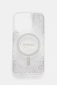 Чехол на телефон Guess iPhone 16 Pro 6.3 для телефона серебрянный GUHMP16LRGRGES
