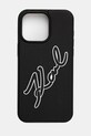 Чохол на телефон Karl Lagerfeld iPhone 15 Pro Max 6.7 для телефону чорний KLHCP15X3DRKSDLK
