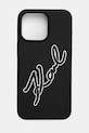 Karl Lagerfeld Husa pentru telefon iPhone 15 Pro Max 6.7 pentru telefon negru KLHCP15X3DRKSDLK
