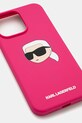 Чохол на телефон Karl Lagerfeld iPhone 15 Pro Max 6.7 KLHMP15XSKHPPLF рожевий AA00